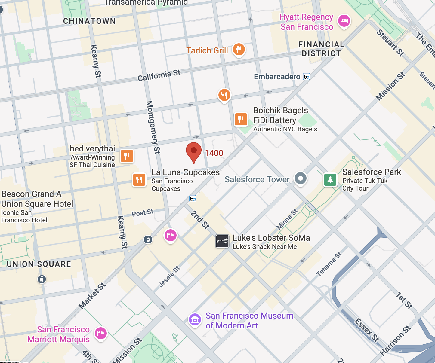Let.ai office location map
